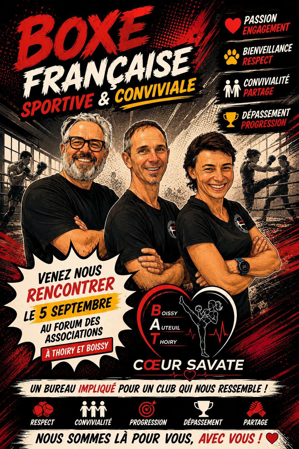 BAT Cœur Savate au Forum des associations le 5 septembre